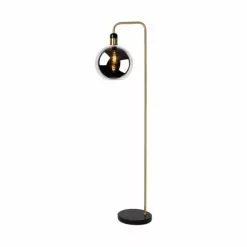 Lampea Lampadaires Lampadaire En Verre Fumé 158 Cm