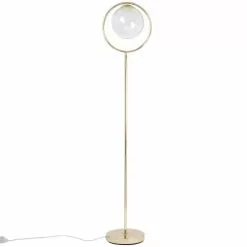 Maisons Du Monde Lampadaires Lampadaire Globe En Verre Et Métal Doré