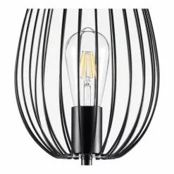 Lampea Lampadaires Lampadaire Industriel En Métal Noir 160 Cm -Luminaires Soldes Boutique lampadaire industriel en metal noir 160 cm 3