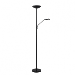 Lucide Lampadaires Lampadaire LED Avec Liseuse Métal Argent H180cm -Luminaires Soldes Boutique lampadaire led avec liseuse metal noir h180cm