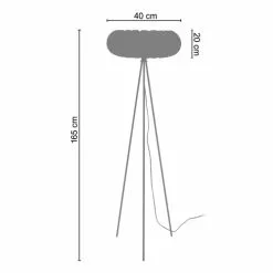 Tosel Lampadaires Lampadaire Métal Blanc D'ivoire 6 Tosel Lampadaires Lampadaire Métal Blanc D'ivoire -Luminaires Soldes Boutique lampadaire metal blanc d ivoire 2