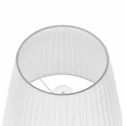 Beliani Lampes à Poser Lampadaire Noir Et Blanc En Métal -Luminaires Soldes Boutique lampadaire noir et blanc en metal 2