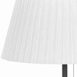 Beliani Lampes à Poser Lampadaire Noir Et Blanc En Métal -Luminaires Soldes Boutique lampadaire noir et blanc en metal 3