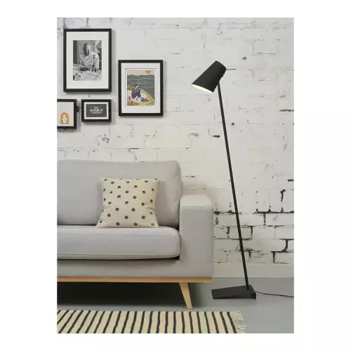 It's About Romi Lampadaires Lampadaire Noir Finition Gomme H139cm 2 It's About Romi Lampadaires Lampadaire Noir Finition Gomme H139cm – Image 2