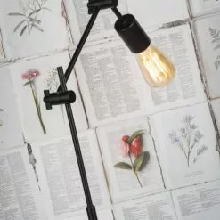 It's About Romi Lampadaires Lampadaire Noir H170cm -Luminaires Soldes Boutique lampadaire noir h170cm 2