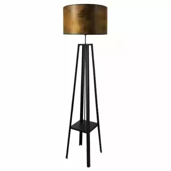 Metropolight Lampadaires Lampadaire Simili Cuir/métal H170,5cm 4 Metropolight Lampadaires Lampadaire Simili Cuir/métal H170,5cm – Image 4
