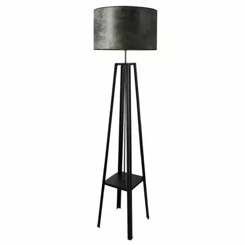 Metropolight Lampadaires Lampadaire Simili Cuir/métal H170,5cm 1 Metropolight Lampadaires Lampadaire Simili Cuir/métal H170,5cm
