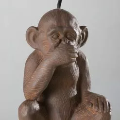 Maisons Du Monde Lampadaires Lampadaire Singe Et Abat-jour Noir H156 -Luminaires Soldes Boutique lampadaire singe et abat jour noir h156 1000 15 27 177393 3