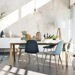 Maisons Du Monde Lampadaires Lampadaire Trépied En Frêne Avec Abat-jour En Coton Blanc H156 -Luminaires Soldes Boutique lampadaire trepied en frene avec abat jour en coton blanc h156 1000 11 1 154694 9