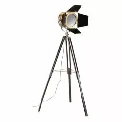 Maisons Du Monde Lampadaires Lampadaire Trépied En Métal Cuivré H 174 Cm