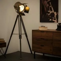 Maisons Du Monde Lampadaires Lampadaire Trépied En Métal Cuivré H 174 Cm -Luminaires Soldes Boutique lampadaire trepied en metal cuivre h 174 cm 1000 8 17 130602 4