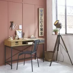 Maisons Du Monde Lampadaires Lampadaire Trépied Projecteur En Métal Et Manguier H162 -Luminaires Soldes Boutique lampadaire trepied projecteur en metal et manguier h162 1000 4 1 201352 8