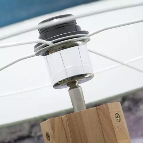 Good & Mojo Lampadaires Lampadaire Tripode Bambou Et Lin Naturel Blanc H160cm 3 Good & Mojo Lampadaires Lampadaire Tripode Bambou Et Lin Naturel Blanc H160cm – Image 3