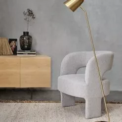 Maisons Du Monde Lampadaires Lampadaire Vintage En Métal Doré H140 -Luminaires Soldes Boutique lampadaire vintage en metal dore h140 1000 4 14 189639 9