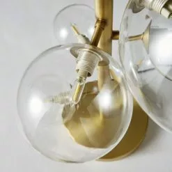 Maisons Du Monde Lampes à Poser Lampe 6 Globes En Verre Et Métal Doré -Luminaires Soldes Boutique lampe 6 globes en verre et metal dore 1000 0 25 190757 6
