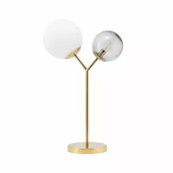 House Doctor Lampes à Poser Lampe à Poser 2 Lumières Métal/verre Noir H56cm 5 House Doctor Lampes à Poser Lampe à Poser 2 Lumières Métal/verre Noir H56cm – Image 5