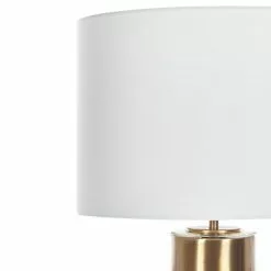 Beliani Lampes à Poser Lampe à Poser Blanche Et Dorée 63 Cm -Luminaires Soldes Boutique lampe a poser blanche et doree 63 cm 3