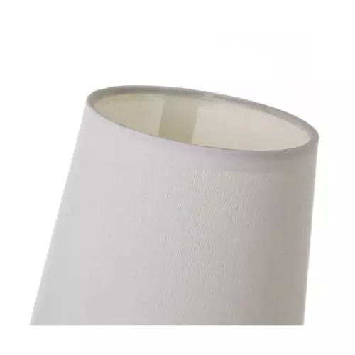 Wadiga Lampes à Poser Lampe à Poser Bois Clair Métal Chromé Et Abat-jour Blanc H34,5cm 3 Wadiga Lampes à Poser Lampe à Poser Bois Clair Métal Chromé Et Abat-jour Blanc H34,5cm – Image 3