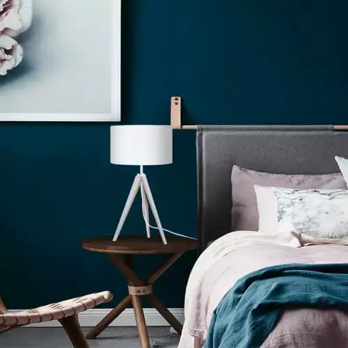 Tosel Lampes à Poser Lampe A Poser Bois Naturel Et Noir 5 Tosel Lampes à Poser Lampe A Poser Bois Naturel Et Noir – Image 5