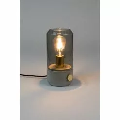 Drawer Lampes à Poser Lampe à Poser Design En Béton Gris -Luminaires Soldes Boutique lampe a poser design en beton gris 2