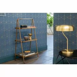 Dutchbone Lampes à Poser Lampe à Poser Design Métal Finitions Dorées Or -Luminaires Soldes Boutique lampe a poser design metal finitions dorees or 2