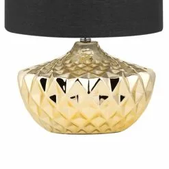 Beliani Lampes à Poser Lampe à Poser Dorée -Luminaires Soldes Boutique lampe a poser doree 5