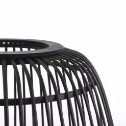 Mica Decorations Lampes à Poser Lampe à Poser En Bambou Et Métal Noir -Luminaires Soldes Boutique lampe a poser en bambou et metal noir 2