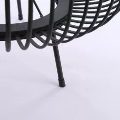 Mica Decorations Lampes à Poser Lampe à Poser En Bambou Et Métal Noir -Luminaires Soldes Boutique lampe a poser en bambou et metal noir 3