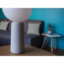 Gone's Lampes à Poser Lampe à Poser En Béton Avec Ampoule Effet Porcelaine -Luminaires Soldes Boutique lampe a poser en beton avec ampoule effet porcelaine 2