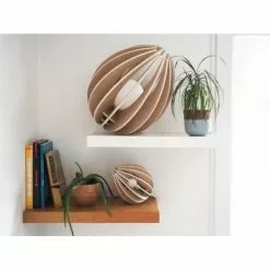 Gone's Lampes à Poser Lampe à Poser En Bois Avec Fil Blanc Sans Ampoule -Luminaires Soldes Boutique lampe a poser en bois avec fil blanc sans ampoule 3