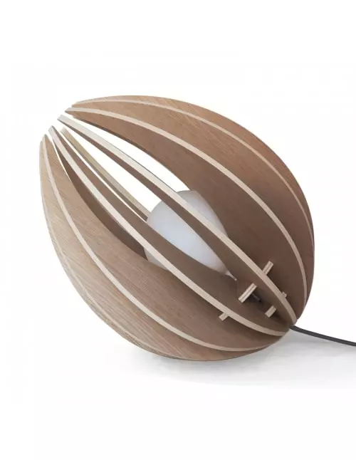 Gone's Lampes à Poser Lampe à Poser En Bois Avec Fil Noir Sans Ampoule 1 Gone's Lampes à Poser Lampe à Poser En Bois Avec Fil Noir Sans Ampoule