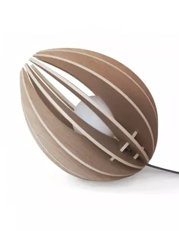 Gone's Lampes à Poser Lampe à Poser En Bois Avec Fil Noir Sans Ampoule 4 Gone's Lampes à Poser Lampe à Poser En Bois Avec Fil Noir Sans Ampoule – Image 4