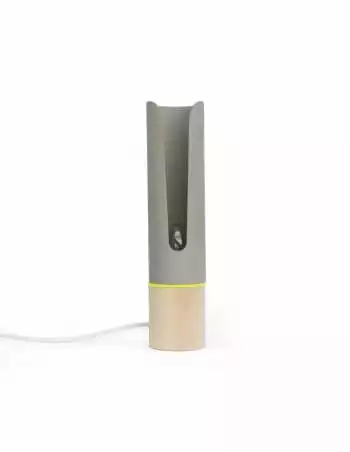 Gone's Lampes à Poser Lampe à Poser En Bois Et Béton, Anneau Feutrine Noir 3 Gone's Lampes à Poser Lampe à Poser En Bois Et Béton, Anneau Feutrine Noir – Image 3