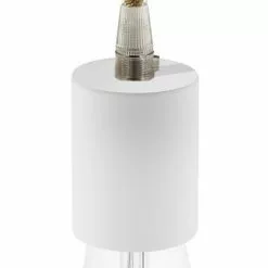 Coc'art Lampes à Poser Lampe à Poser En Bois Recyclé Blanc -Luminaires Soldes Boutique lampe a poser en bois recycle blanc 4