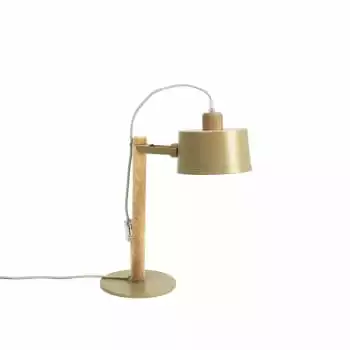 DIZY Design Lampes à Poser Lampe à Poser En Chêne Et Métal Blanc 6 DIZY Design Lampes à Poser Lampe à Poser En Chêne Et Métal Blanc – Image 6