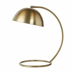 Maisons Du Monde Lampes à Poser Lampe à Poser En Métal Doré Brossé H46