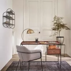 Maisons Du Monde Lampes à Poser Lampe à Poser En Métal Doré Brossé H46 -Luminaires Soldes Boutique lampe a poser en metal dore brosse h46 1000 4 3 210702 6