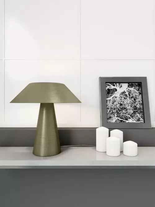 Potiron Paris Lampes à Poser Lampe à Poser En Métal Patiné Doré 2 Potiron Paris Lampes à Poser Lampe à Poser En Métal Patiné Doré – Image 2