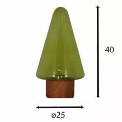 Pirouette Paris Lampes à Poser Lampe à Poser En Verre Base En Métal Effet Bois -Luminaires Soldes Boutique lampe a poser en verre base en metal effet bois 7