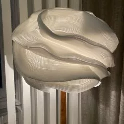 Now’s Home Lampes à Poser Lampe à Poser En Zipper Ivoire Pied En Teck H94 -Luminaires Soldes Boutique lampe a poser en zipper ivoire pied en teck h94 2