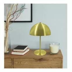 Lampea Lampes à Poser Lampe à Poser Industrielle En Métal Doré 33 Cm -Luminaires Soldes Boutique lampe a poser industrielle en metal dore 33 cm 2