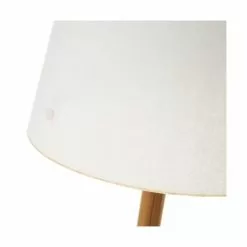 Wadiga Lampes à Poser Lampe à Poser Simple En Bambou Et Abat-jour Blanc - 19x19x40cm -Luminaires Soldes Boutique lampe a poser simple en bambou et abat jour blanc 19x19x40cm 4