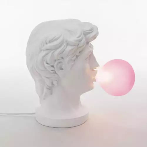 Seletti Lampes à Poser Lampe à Poser Statue Bulle De Chewing-gum Verre Soufflé 5 Seletti Lampes à Poser Lampe à Poser Statue Bulle De Chewing-gum Verre Soufflé – Image 5