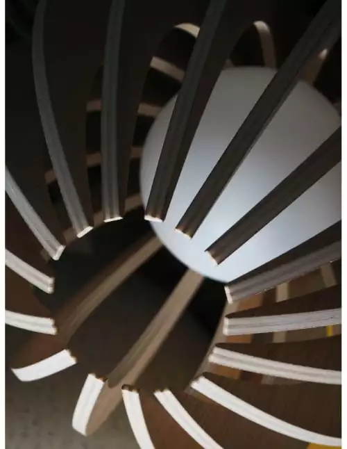 Gone's Suspensions Lampe à Suspendre Bois Cordon Blanc Et Ampoule 2 Gone's Suspensions Lampe à Suspendre Bois Cordon Blanc Et Ampoule – Image 2