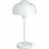 ATHM DESIGN Lampes à Poser Lampe Abat Jour Et Pied Métal Blanc