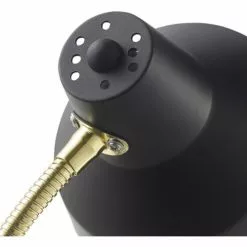 ATHM DESIGN Lampes à Poser Lampe Abat Jour Métal Et Pied Noir -Luminaires Soldes Boutique lampe abat jour metal et pied noir 3