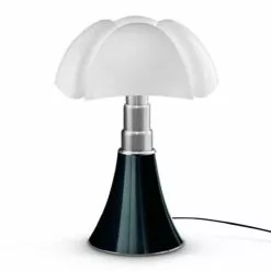 Martinelli Luce Lampes à Poser Lampe Ampoules LED Pied Télescopique Noir H66-86cm