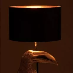 Meubles & Design Lampes à Poser Lampe Art Déco Forme Toucan Résine Doré -Luminaires Soldes Boutique lampe art deco forme toucan resine dore 3