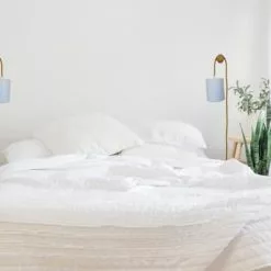 Belamp Lampes à Poser Lampe Baladeuse Double Gaze Blanc Cordon Jute -Luminaires Soldes Boutique lampe baladeuse double gaze blanc cordon jute 2