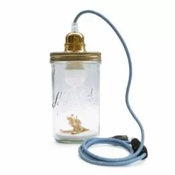 Reversible Lampes à Poser Lampe Bocal Skieurs Fil Noir 11 Reversible Lampes à Poser Lampe Bocal Skieurs Fil Noir -Luminaires Soldes Boutique lampe bocal skieurs fil bleu